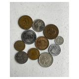 Lot of Various Foreign Coins