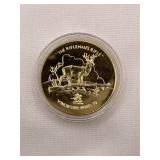 24K Gold Layered Arms Commemorative Coin