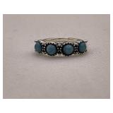 Turquoise Vintage Band Ring