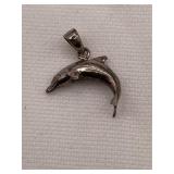 Sterling Silver Dolphin Pendant