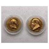 Lot of 2 Presidential Commemorative Coins