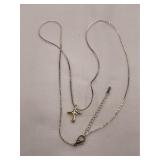 Vintage Solitaire Necklace