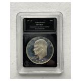 Slabbed Graded Ike Dollar