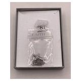 Sterling Silver Cross Diamond Necklace