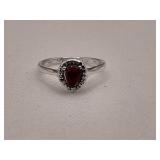 Estate Ruby Solitaire Ring