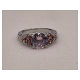 Beautiful Vintage Pink Ice Ring