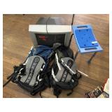 2 Outdoor Backpacks, Shower Chair & TV