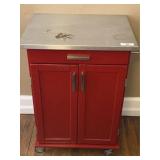 Stainless Top Rolling Cabinet