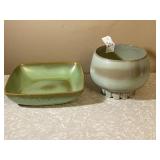 Francoma Pottery Dish & Bowl