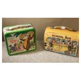 2 Vintage Walt Disney Lunch Boxes