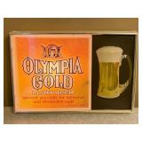 Vintage Olympia Gold Lighted Sign