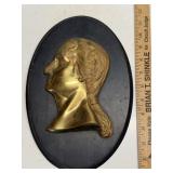 George Washington Brass Wall Plaque