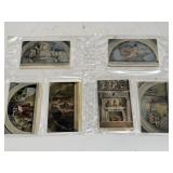 Antique Postcard Collection in 2 Binder Sleeves
