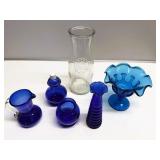 Cobalt Blue Glass Assortment