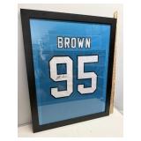 JSA Certified Autographed Derrick Brown #95 Jersey