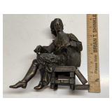 Victorian Cast Metal William Shakespeare Figure