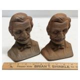 Abraham Lincoln Bust Bookends