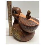 Vintage Duck Cookie Jar