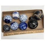 Decorative Ceramic & Stone Sphere Lot