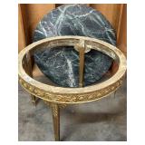 Ornate Gilt Marble Top Table