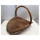 Large Woven Wicker Gathering Basket