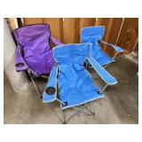 Folding Camp Chair Set