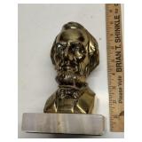 Lincoln Bust with Marble Base