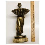 Art Nouveau Lady Figural Shell Compote