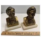 Lincoln Bust Bookends
