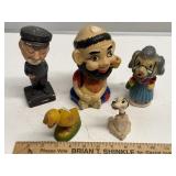 Vintage Character Banks & Bobble Head Figures