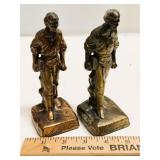 Lincoln Figural Metal Bookends