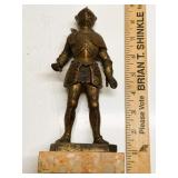 Medieval Knight in Armor Statue
