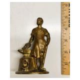 Vintage Blacksmith Figural Metal Statue