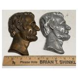 Lincoln Profile Wall Plaques