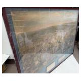 Framed Custer's Last Fight Print
