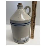 Blue Banded Stoneware Jug