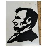 Abraham Lincoln Metal Silhouette