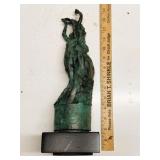 Modernist Verdigris Figure