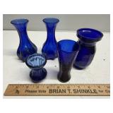 Cobalt Blue Glass Decor Collection