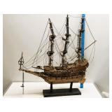 Amazing Detailed Wooden Sailing Ship Model