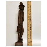 Carved Abraham Lincoln Figure