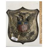 Vintage Patriotic Eagle Wall Plaque