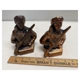 Daniel Boone Bust Bookends
