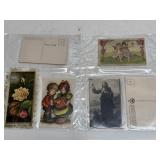 Antique Postcard Collection in 2 Binder Sleeves