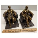 'Lincoln in the Chair' Bookends