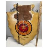 Double Sided YMCA Indian Guides Hanging Sign