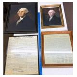 George Washington Prints & Documents