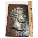 Abraham Lincoln Metal Wall Plaque