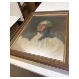 Framed George Washington Portrait Print