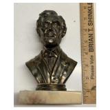 Lincoln Bust on Marble Base